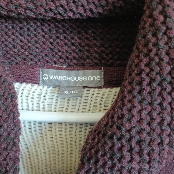 Warehouse One Women's Zip Cardigan Size XL - Picture 3 of 3